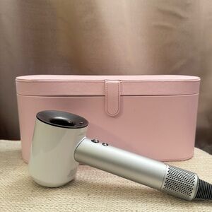 Dyson Supersonic hair dryer - pale rose, white and silver